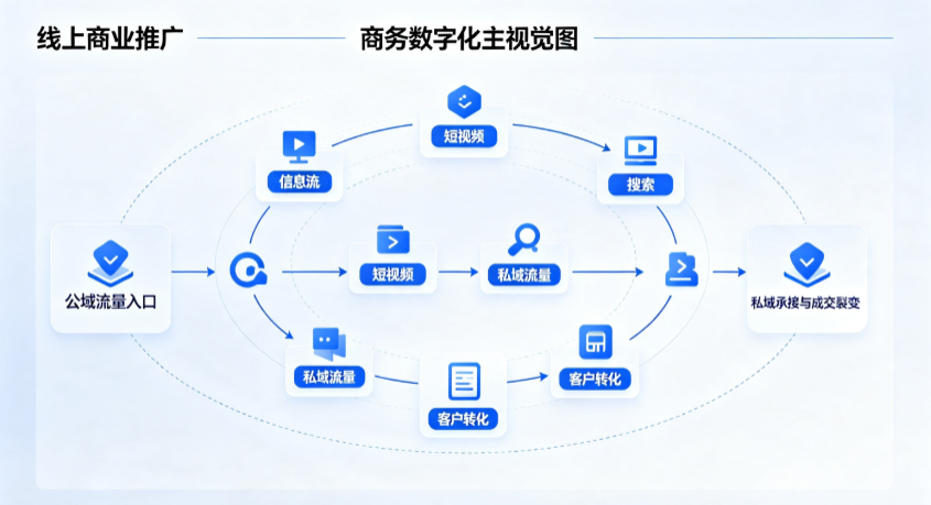 小店区线上商业推广怎么做？全域流量闭环搭建与低成本转化实战指南